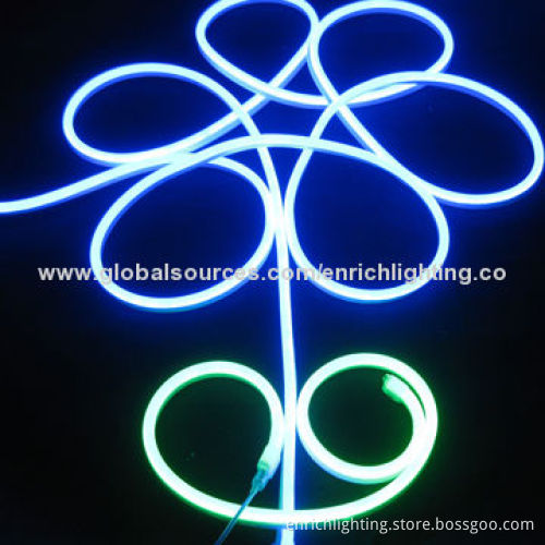 LED Neon Rope Light, Measures 10 x 23mm, IP65 Rate, 80 Pieces of LED/m, 230/120V AC Input VoltageNew
